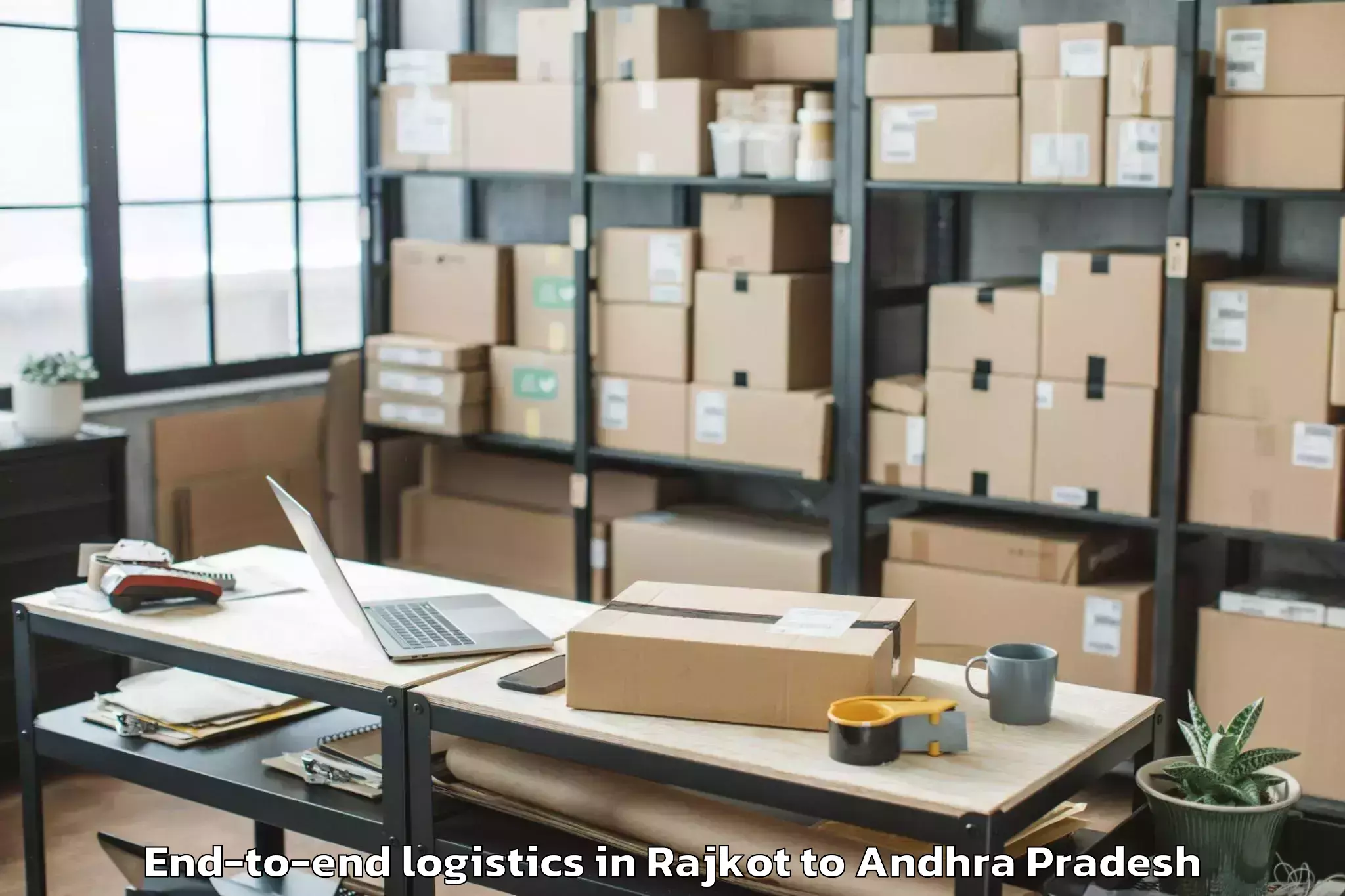 Hassle-Free Rajkot to Anaparthi End To End Logistics